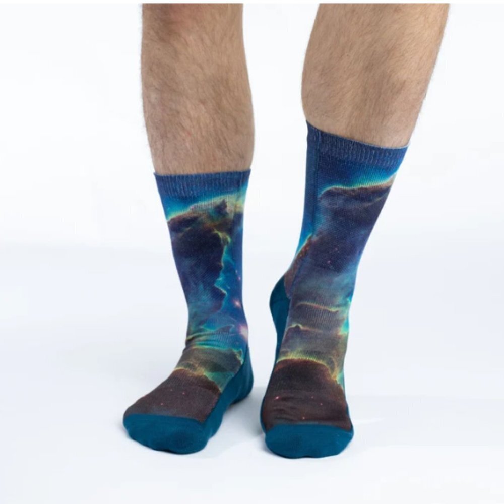 Good Luck Sock Men's Pillars of Creation Nebula Socks - 8-13